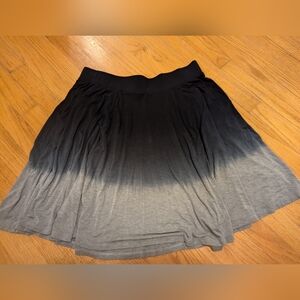 Torrid super soft knit A-line ombré skirt with pockets size 0X